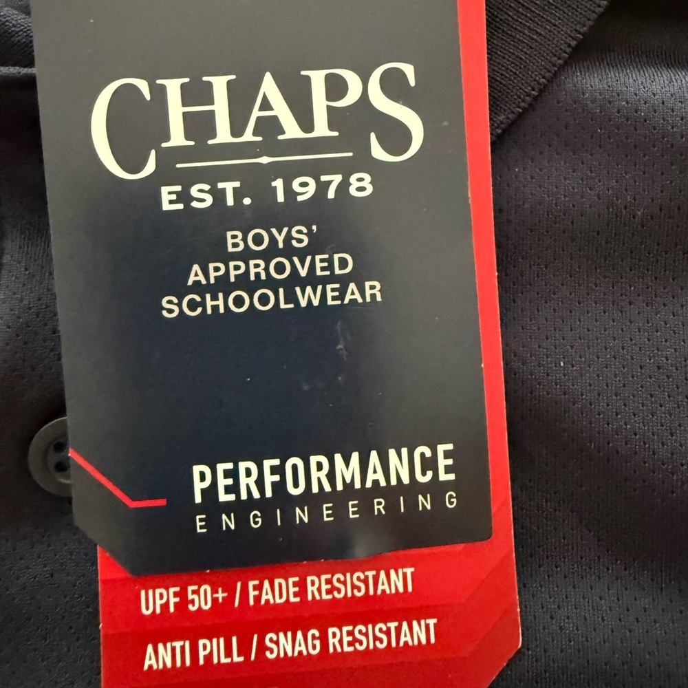 Chaps Boys' Blue Schoolwear Polo Uniform - Picture 3 of 5
